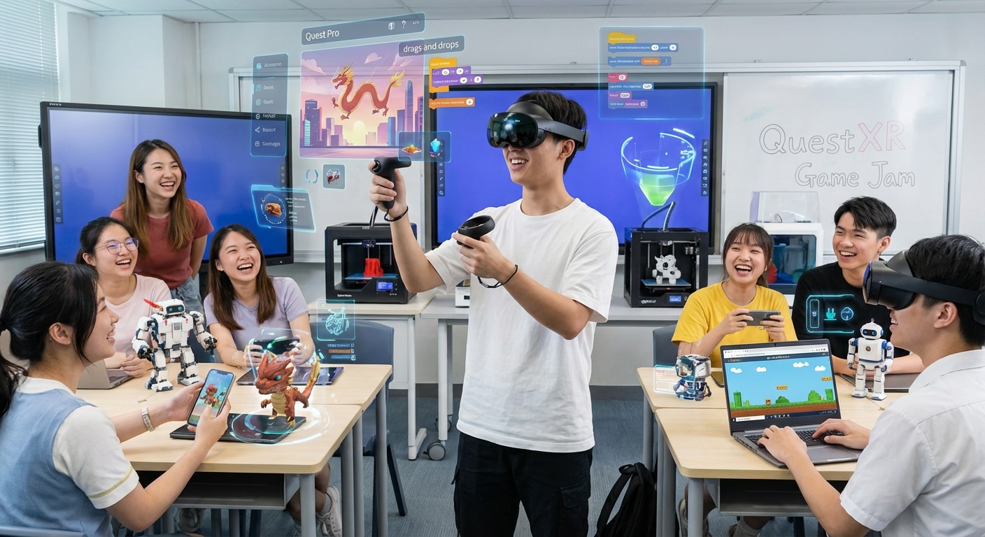 在 QuestXR 遊戲製作系統中整合與製作